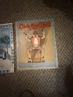 Vintage Click-ity-Clack Novelty Two-Step Sheet Music by Edmund Braham